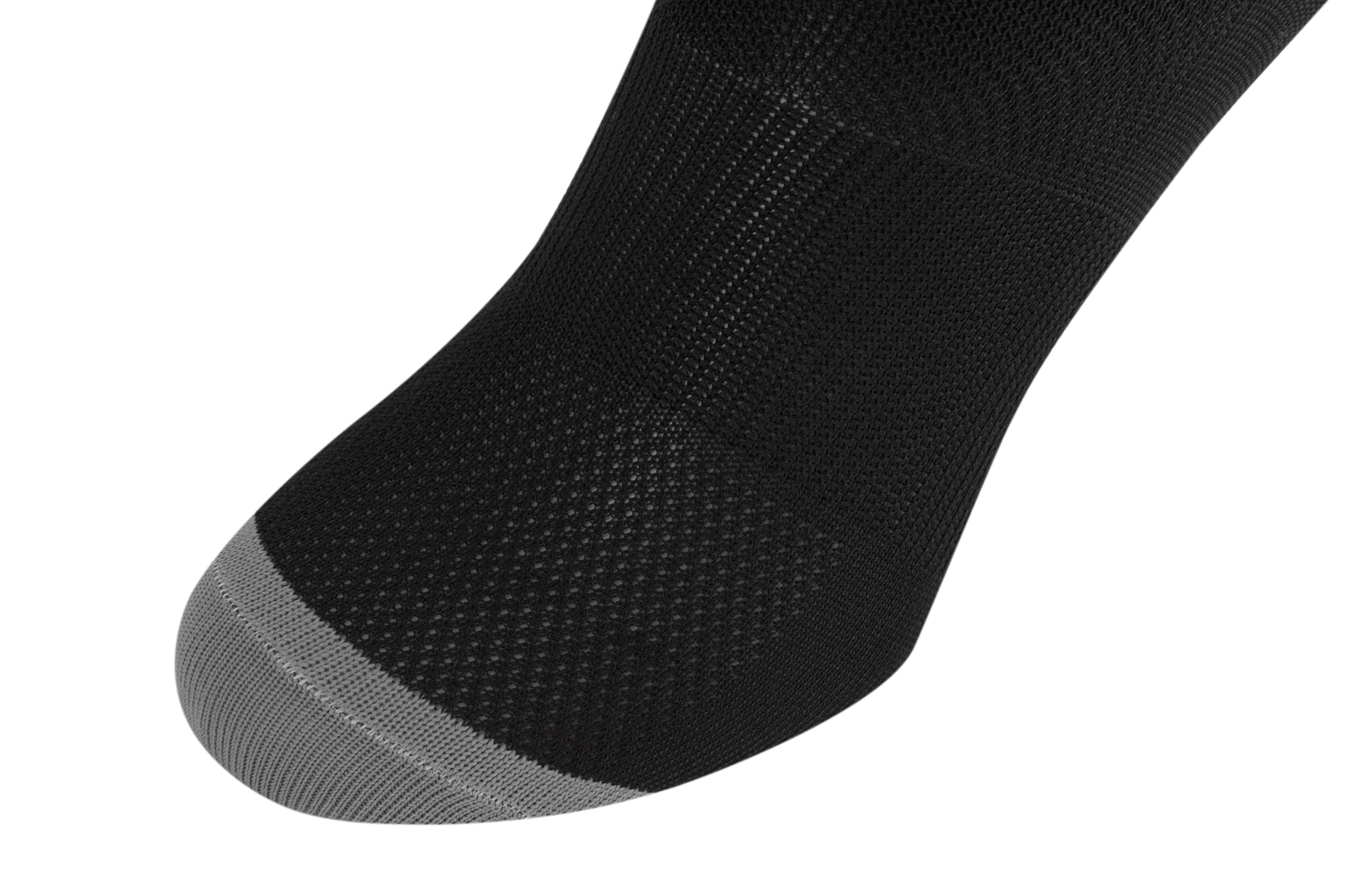 CIENKA ODDYCHAJĄCA SKARPETA ROWEROWA TTree Line czarno-szara - obrazek 3