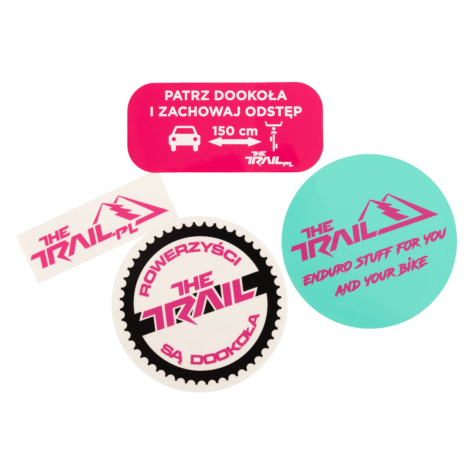 Naklejki-pakiet różowy