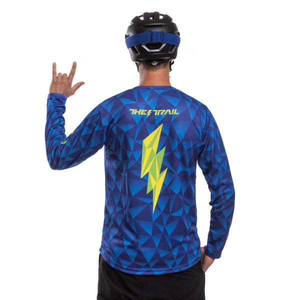 Jersey flash niebieski - bluza męska - obrazek 2