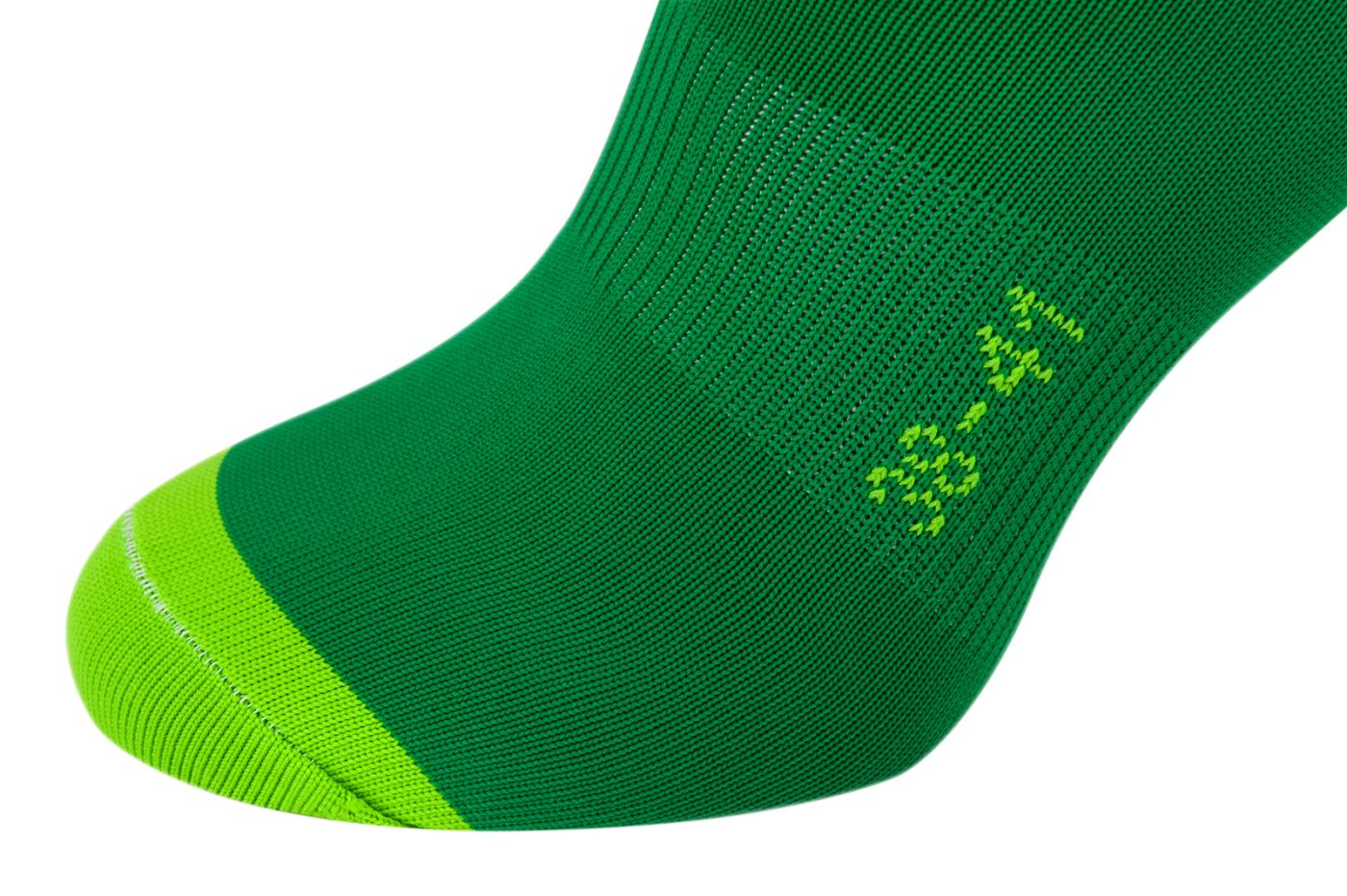 SKARPETA Z ODBLASKIEM KRÓTKA - zielona - obrazek 2